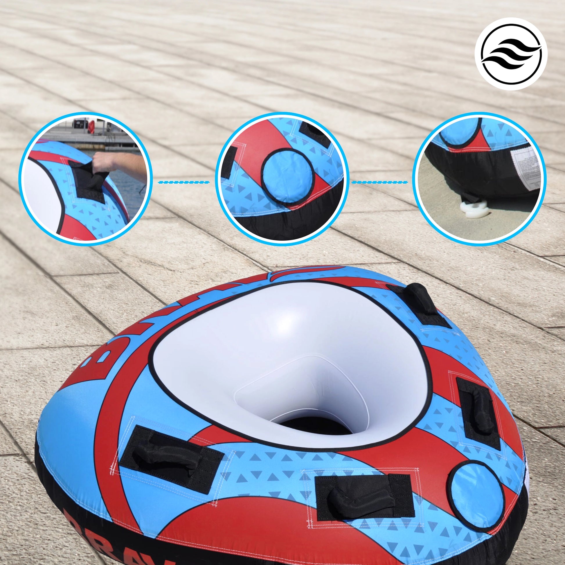 funtube triangular pvc nylon superdeslizante