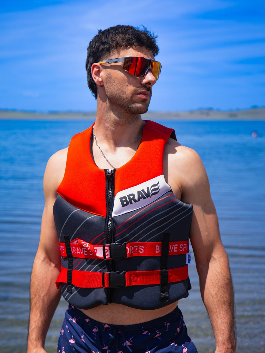 BRAVE Schwimmweste Red Horizon