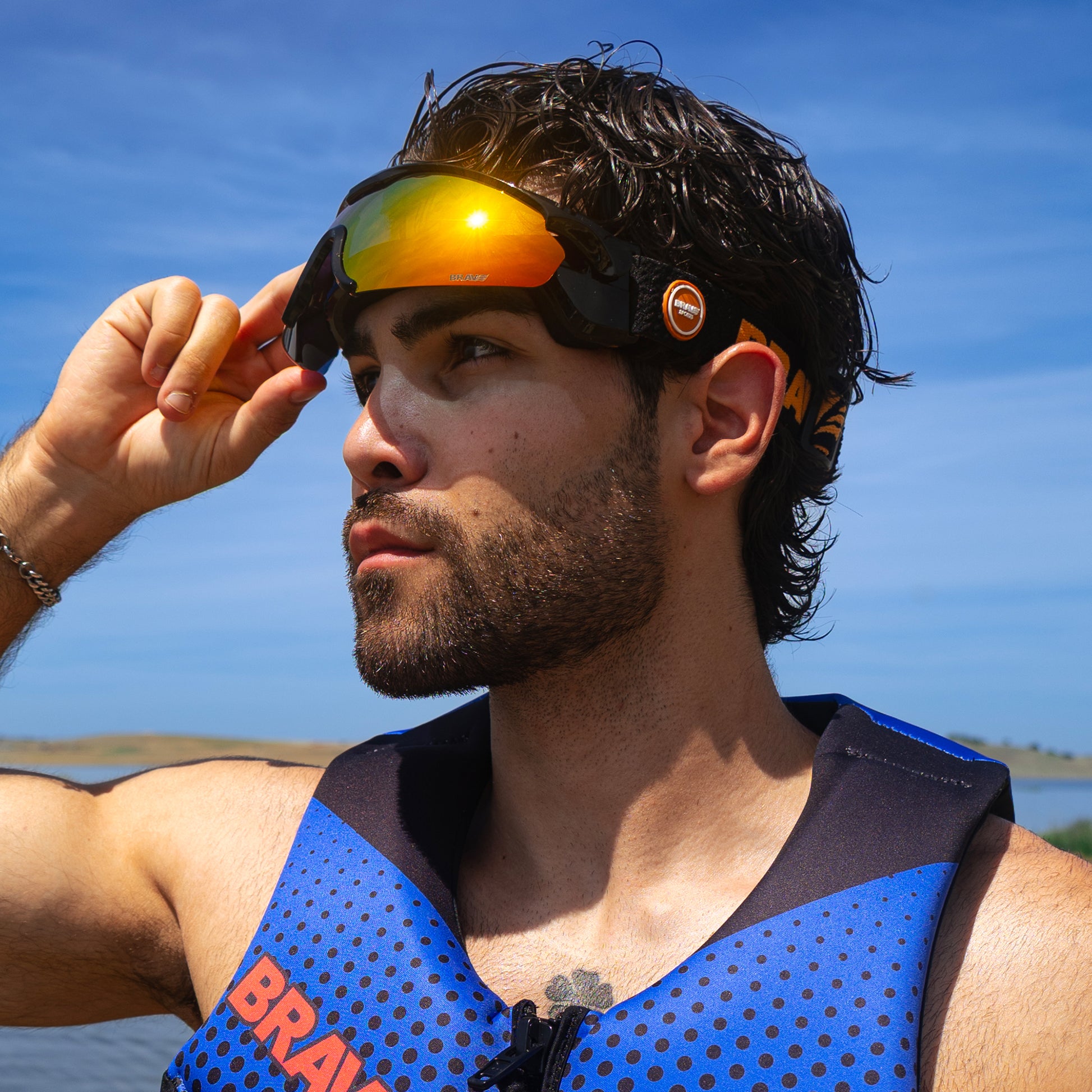COMO TE QUEDARIAN NUESTRAS GAFAS DEPORTIVAS CON BANDA ELASTICA FRONTLINE
