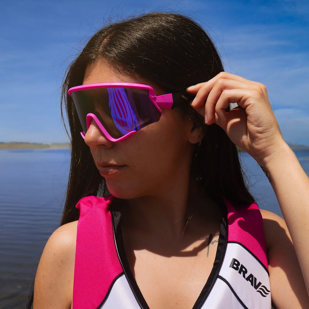 COMO TE QUEDARIAN NUESTRAS Gafas deportivas convertibles PINK RUSH