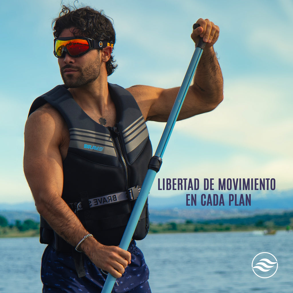 Chaleco salvavidas para moto de agua  Gris Brave Sports Wave Hunter