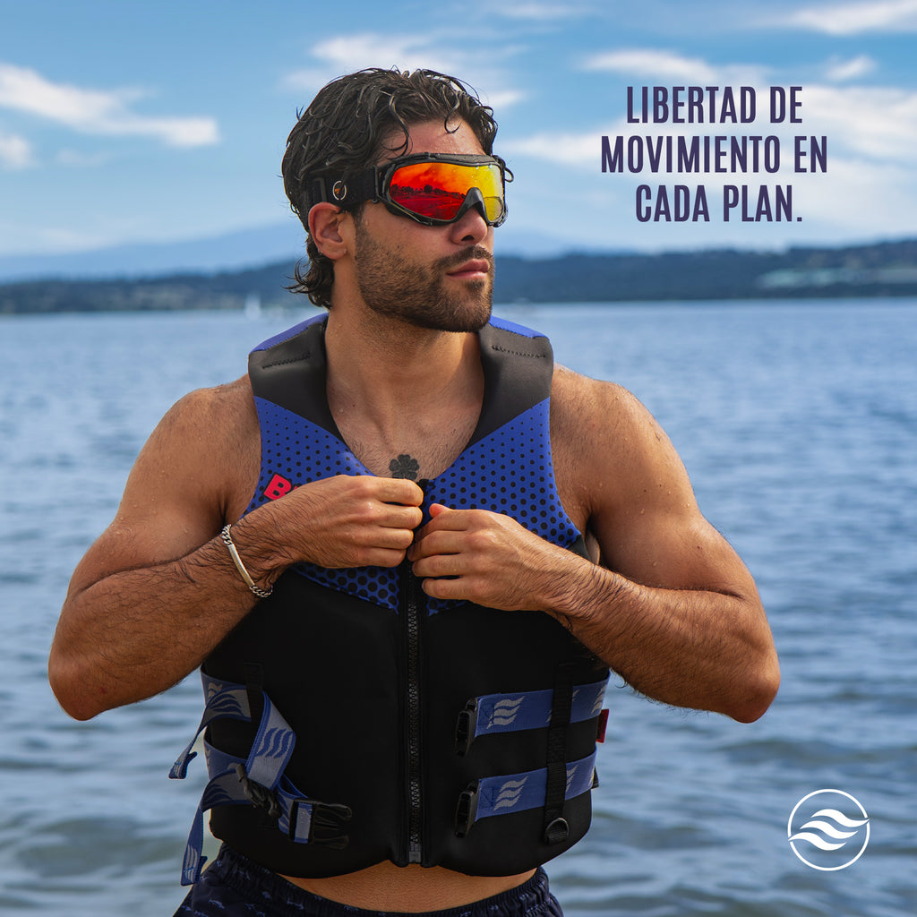 Comprar Chaleco salvavidas para moto de agua Brave Sports Navy Homologado 50N