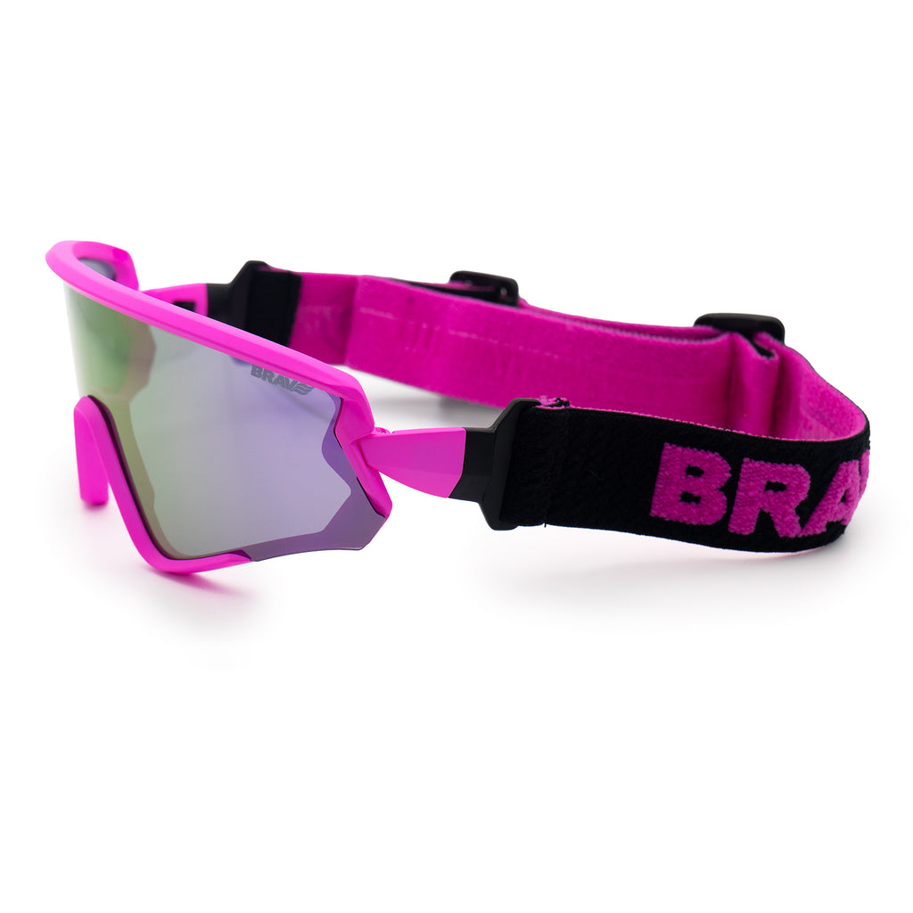 GAFAS POLARIZADAS PARA MOTO DE AGUA CON CINTA AJUSTABLE BRAVE RIFT PINK RUSH