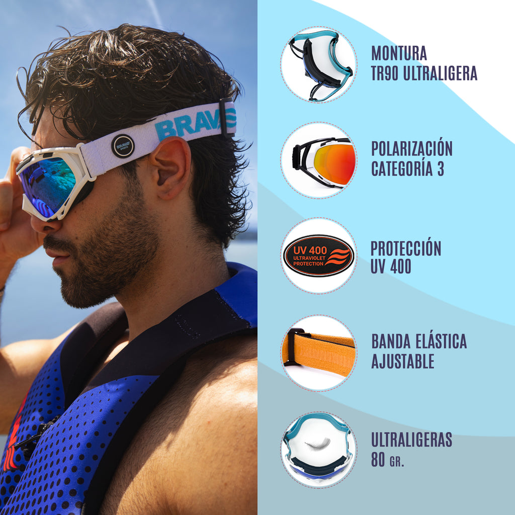 Gafas deportivas para agua o nieve ICE VISION 3