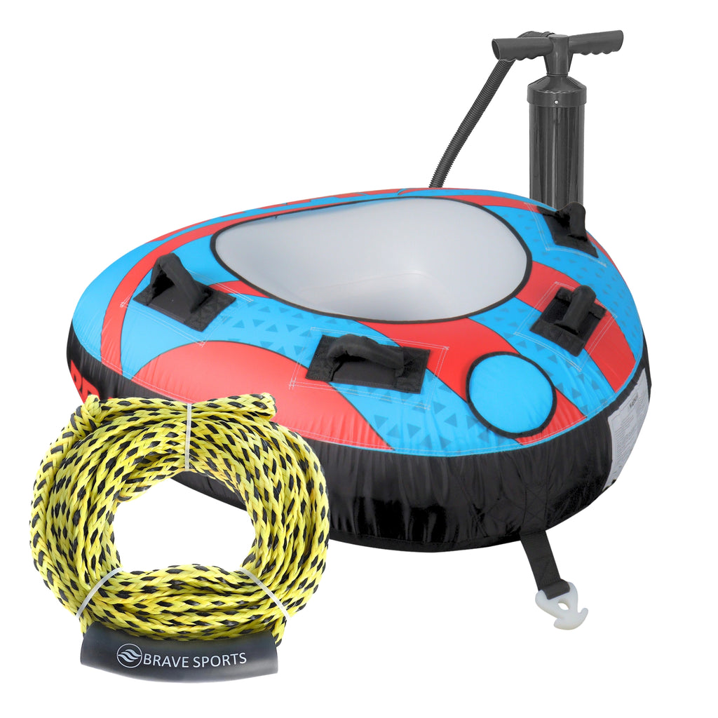 PACK: BRAVE Funtube Triangular + Cuerda + Bomba de aire